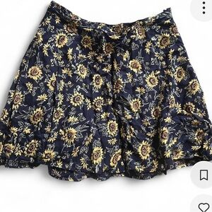 Adorable Sunflower Kimchi Blue Mini Skirt 🌞🌻🌸